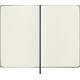 Notitieboek Moleskine large 130x210mm blanco hard cover sapphire blue