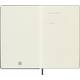 Notitieboek Moleskine large 130x210mm blanco hard cover sapphire blue