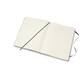 Notitieboek Moleskine XL 190x250mm lijn hard cover sapphire blue