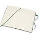 Notitieboek Moleskine large 130x210mm blanco hard cover myrtle green