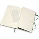 Notitieboek Moleskine large 130x210mm blanco hard cover myrtle green