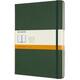 Notitieboek Moleskine XL 190x250mm lijn hard cover myrtle green
