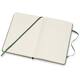 Notitieboek Moleskine XL 190x250mm lijn hard cover myrtle green