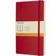Notitieboek Moleskine large 130x210mm lijn soft cover scarlet red