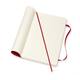 Notitieboek Moleskine large 130x210mm lijn soft cover scarlet red