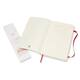 Notitieboek Moleskine large 130x210mm lijn soft cover scarlet red