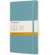Notitieboek Moleskine large 130x210mm lijn soft cover reef blue