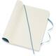 Notitieboek Moleskine large 130x210mm lijn soft cover reef blue