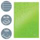 Notitieboek Leitz WOW A4 160blz 90gr lijn groen