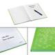 Notitieboek Leitz WOW A4 160blz 90gr lijn groen