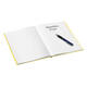 Notitieboek Leitz WOW A5 160blz 90gr lijn geel