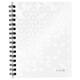 Notitieboek Leitz WOW A5 lijn spiraal PP wit