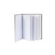Notitieboek Djois Atlanta Excellent genaaid 210x165mm 96blz lijn grijs gewolkt