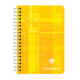 Notitieboek Clairefontaine 95x140mm 180 pagina's spiraal lijn assorti