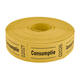 Consumptiebon Combicraft 57x30mm 2-zijdig 2x1000 stuks geel