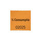 Consumptiebon Combicraft 1/2  500 stuks oranje