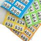 Nummerblok 1-1000 assorti 6 stuks