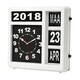 Wandklok Perel analoog 310x310mm nederlandse versie wit
