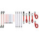 Spanbanden en spanelastiekenset Toolland 20 stuks