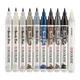 Brushpen Talens Ecoline set à 10 stuks grijs