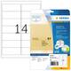 Etiket HERMA 8671 A4 99.1x38.1mm folie transparant mat 350 stuks