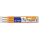 Rollerpenvulling Pilot friXion medium abrikoos oranje set à 3 stuks
