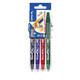 Rollerpen PILOT friXion medium basis assorti Set2Go à 4 stuks
