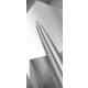 Balpen Parker Jotter XL Monochrome stainless steel M blister à 1 stuk