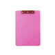 Klembord MAUL A4 staand transparant PS neon roze