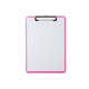 Klembord MAUL A4 staand transparant PS neon roze