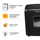 Papiervernietiger Fellowes Powershred 6M snippers 4x12mm