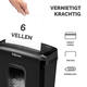 Papiervernietiger Fellowes Powershred 6M snippers 4x12mm
