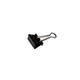 Papierklem MAUL 215 foldback 25mm capaciteit 9mm zwart 12 stuks