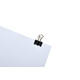 Papierklem MAUL foldback 215 19mm zwart 12 stuks
