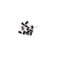 Papierklem MAUL foldback 215 19mm zwart 12 stuks