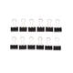 Papierklem MAUL foldback 215 19mm zwart 12 stuks