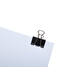 Papierklem MAUL foldback 215 13mm zwart 12 stuks
