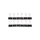 Papierklem MAUL foldback 215 13mm zwart 12 stuks