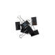 Papierklem MAUL foldback 215 19mm zwart 6 stuks