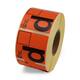 Etiket 50x50 FH Aanvoerbrief D kern 40, 1000 rol, permanent
