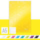 Notitieboek Leitz WOW A5 160blz 90gr lijn geel
