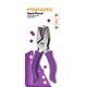 Handpuncher Fiskars M circle 1/8" met SoftGrip paars