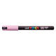 Paintmarker Uni POSCA PC1MR extra fijn lichtroze