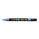 Paintmarker Uni POSCA PC3M fijn leisteengrijs