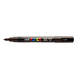 Paintmarker Uni POSCA PC3M fijn donkerbruin
