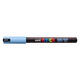Paintmarker Uni POSCA PC1MR extra fijn ijsblauw