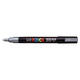 Paintmarker Uni POSCA PC3M fijn zilver