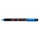 Paintmarker Uni POSCA PC1MR extra fijn lichtblauw