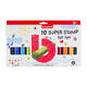 Stempelstift Bruynzeel Kids Super Stamp assorti 10 stuks