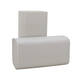 Handdoek Cleaninq H3 z-vouw 2-laags 240x230mm 20x190 vel wit